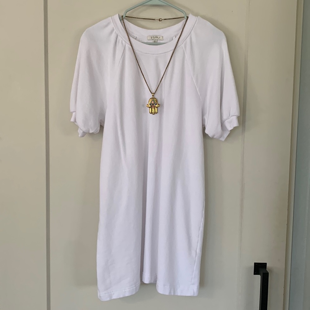 Z Supply Gianna Terry Mini Dress. Small